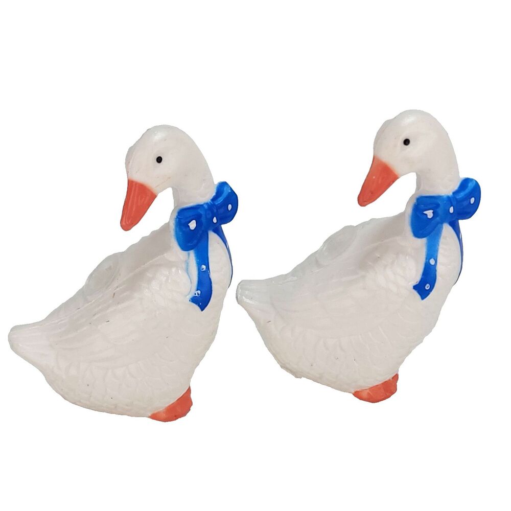 Vtg House Lloyd Cottage core Blow Mold Geese 2pc String Light -Covers Only 1987
